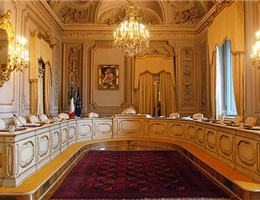 Aula delle udienze della Corte Costituzionale